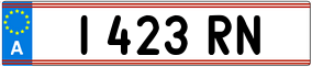 Truck License Plate